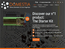 Tablet Screenshot of domestia.be